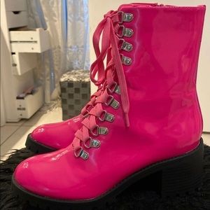 Fashion nova combat boots